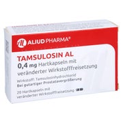 TAMSULOSIN AL 0,4 mg Hartk.m.veränd.Wst.-Frs. 20 St