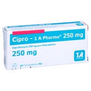 Cipro-1a Pharma 250 mg Filmtabletten 20 St