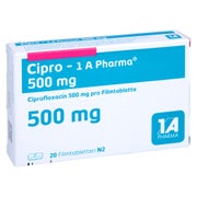 Cipro-1a Pharma 500 mg Filmtabletten 20 St