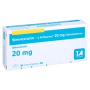 SIMVASTATIN-1A Pharma 20 mg Filmtabletten 30 St