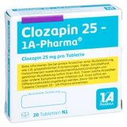 Clozapin 25-1a Pharma Tabletten 20 St