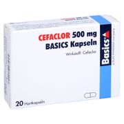 Cefaclor 500 mg BASICS Hartkapseln 20 St