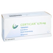 Certican 0,75 mg Tabletten 100 St