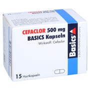 Cefaclor 500 mg BASICS Hartkapseln 15 St