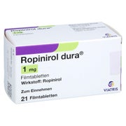 Ropinirol dura 1 mg Filmtabletten 21 St
