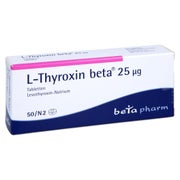 L-thyroxin beta 25 µg Tabletten 50 St