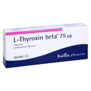 L-thyroxin beta 75 µg Tabletten 50 St