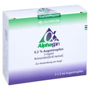 Alphagan 0,2% m/V 2 mg/ml Augentropfen 3X5 ml