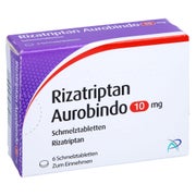 RIZATRIPTAN Aurobindo 10 mg Schmelztabletten 6 St
