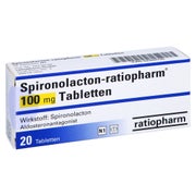 SPIRONOLACTON-ratiopharm 100 mg Tabletten 20 St