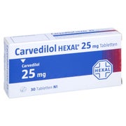 Carvedilol Hexal 25 mg Tabletten 30 St