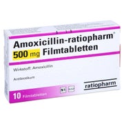 AMOXICILLIN-ratiopharm 500 mg Filmtabletten 10 St