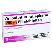 AMOXICILLIN-ratiopharm 750 mg Filmtabletten 10 St