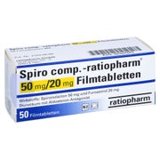 SPIRO COMP.-ratiopharm 50 mg/20 mg Filmtabletten 50 St