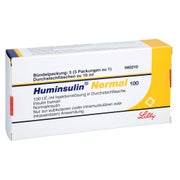 Huminsulin Normal 100 Injektionslösung 5X10 ml