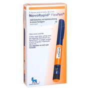 NOVORAPID FlexPen 100 E/ml Inj.-Lsg.i.e.Fertigpen 5X3 ml