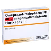 OMEPRAZOL-ratiopharm NT 40 mg magensaftr.Hartkaps. 7 St