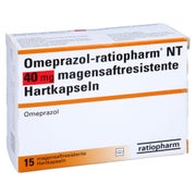 OMEPRAZOL-ratiopharm NT 40 mg magensaftr.Hartkaps. 15 St