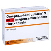 OMEPRAZOL-ratiopharm NT 40 mg magensaftr.Hartkaps. 30 St