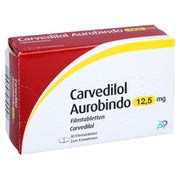 CARVEDILOL Aurobindo 12,5 mg Filmtabletten 30 St