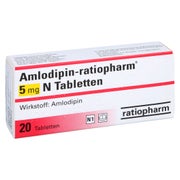 Amlodipin-ratiopharm 5 mg N Tabletten 20 St