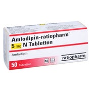 Amlodipin-ratiopharm 5 mg N Tabletten 50 St