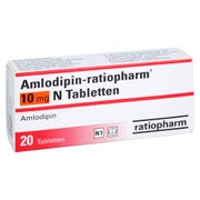Amlodipin-ratiopharm 10 mg N Tabletten 20 St