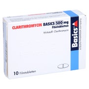 CLARITHROMYCIN BASICS 500 mg Filmtabletten 10 St