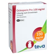 CICLOSPORIN Pro 100 mg/ml Lösung zum Einnehmen 50 ml