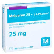 Melperon 25-1a Pharma Filmtabletten 50 St