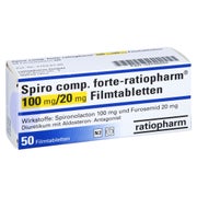 SPIRO COMP. forte-ratiopharm 100 mg/20 mg Filmtab. 50 St