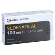 Produktabbildung: Sildenafil AL 100 mg Filmtabletten 4 St