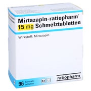 MIRTAZAPIN-ratiopharm 15 mg Schmelztabletten 96 St
