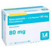 SIMVASTATIN-1A Pharma 80 mg Filmtabletten 50 St