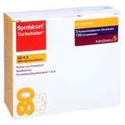 SYMBICORT Turbohaler 80/4,5 µg/Dosis 120 ED 3 St