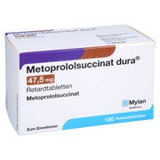 METOPROLOLSUCCINAT dura 47,5mg Retardtabletten 100 St