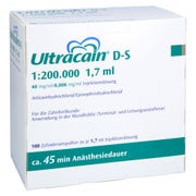 ULTRACAIN D-S 1:200.000 f.d.Zahnheilk.Zylinderamp. 100X1,7 ml