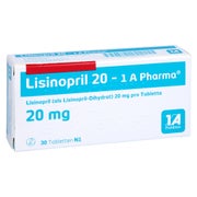 Lisinopril 20-1a Pharma Tabletten 30 St