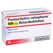 PENTOXIFYLLIN-ratiopharm 400 mg Retardtabletten 50 St
