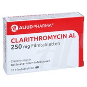 Clarithromycin AL 250 mg Filmtabletten 10 St