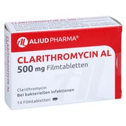 Clarithromycin AL 500 mg Filmtabletten 14 St