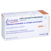 CLEXANE 8.000 I.E. 80mg/0,8ml Inj.-Lsg.i.e.F.-Sp. 10 St