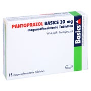 PANTOPRAZOL BASICS 20 mg magensaftres.Tabletten 15 St