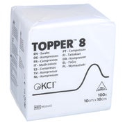 Produktabbildung: Topper 8 Kompr.10x10 cm unsteril 100 St