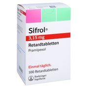 Sifrol 3,15 mg Retardtabletten 100 St