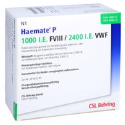 HAEMATE P 1000 I.E. Plv.u.LM z.H.e.Inj.-/Inf.-Lsg. 1 St