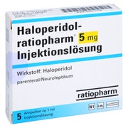 HALOPERIDOL-ratiopharm 5 mg Inj.-Lsg.Ampullen 5 St