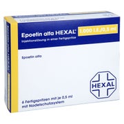 EPOETIN alfa HEXAL 1.000 I.E./0,5 ml Fertigspr. 6X0,5 ml