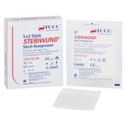 ROGG Steriwund Kompr.5x5 cm steril 8fach 25X2 St
