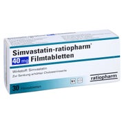 SIMVASTATIN-ratiopharm 40 mg Filmtabletten 30 St